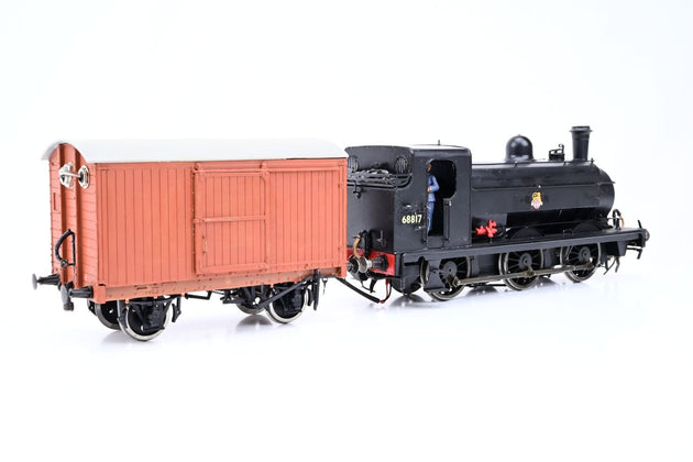 Kit Built O Gauge BR Black J52 No.68817 and Vent Van - Fosworks Radio Control