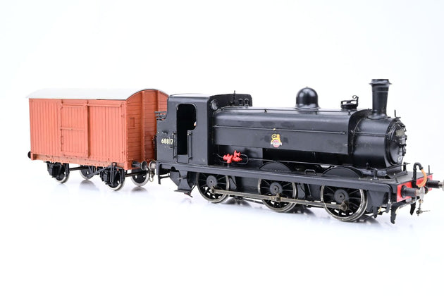 Kit Built O Gauge BR Black J52 No.68817 and Vent Van - Fosworks Radio Control