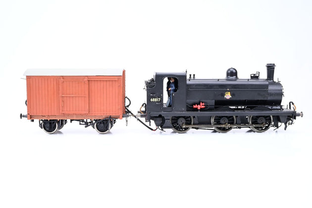 Kit Built O Gauge BR Black J52 No.68817 and Vent Van - Fosworks Radio Control