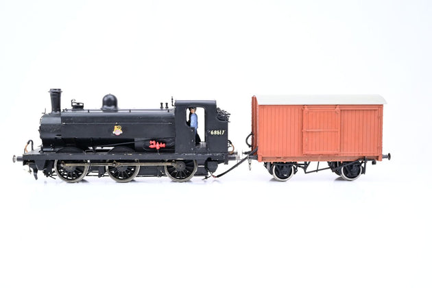 Kit Built O Gauge BR Black J52 No.68817 and Vent Van - Fosworks Radio Control
