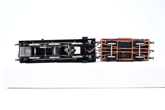 Kit Built O Gauge BR Black J52 No.68817 and Vent Van - Fosworks Radio Control