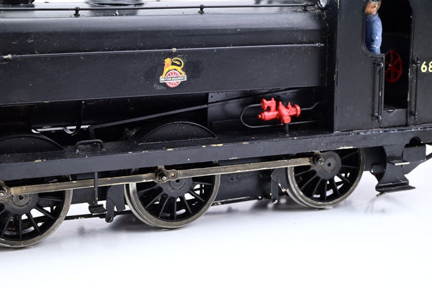 Kit Built O Gauge BR Black J52 No.68817 and Vent Van - Fosworks Radio Control