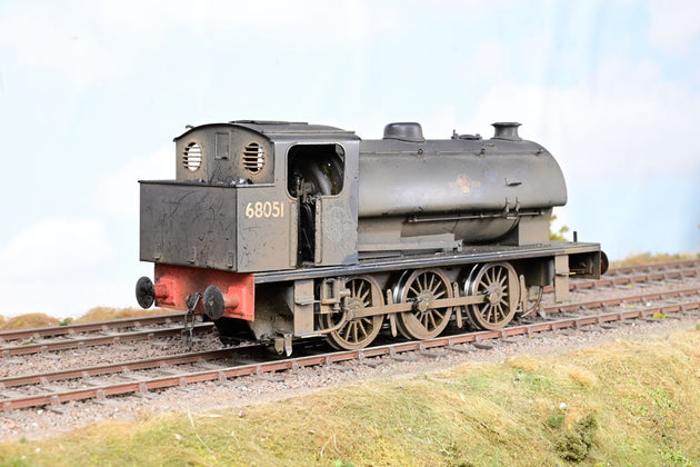 The Works Sancheng O Gauge BR Black 0-6-0ST Class J94 Austerity No.68051 - DCC Fitted, Weathered, Boxed