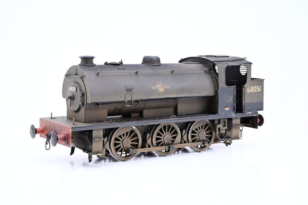The Works Sancheng O Gauge BR Black 0-6-0ST Class J94 Austerity No.68051 - DCC Fitted, Weathered, Boxed