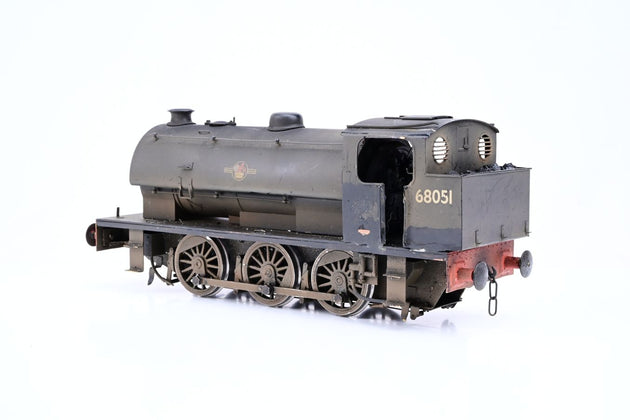 The Works Sancheng O Gauge BR Black 0-6-0ST Class J94 Austerity No.68051 - DCC Fitted, Weathered, Boxed