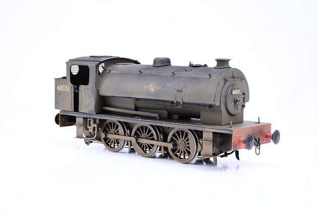 The Works Sancheng O Gauge BR Black 0-6-0ST Class J94 Austerity No.68051 - DCC Fitted, Weathered, Boxed