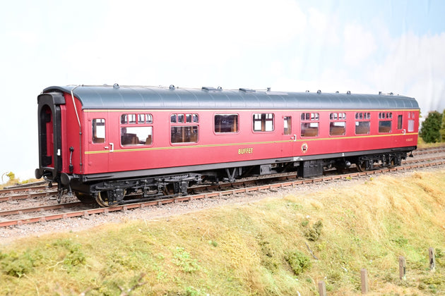 Heljan O Gauge 4941 BR Maroon Mk1 RMB Restaurant Miniature Buffet Coach No.M86293 - Boxed