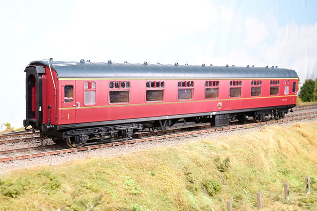 Heljan O Gauge 4931 BR Maroon Mk1 FK Corridor First Coach No.M86118 - Boxed