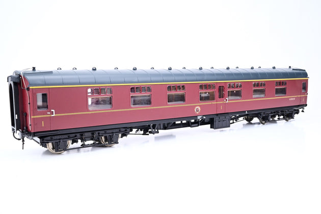 Heljan O Gauge 4931 BR Maroon Mk1 FK Corridor First Coach No.M86118 - Boxed