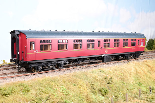 Heljan O Gauge 4901 BR Maroon Mk1 SK Corridor Second Coach No.E86136 - Boxed
