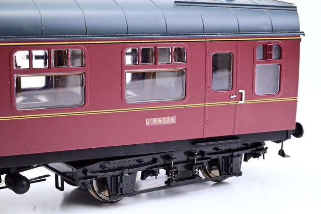 Heljan O Gauge 4901 BR Maroon Mk1 SK Corridor Second Coach No.E86136 - Boxed
