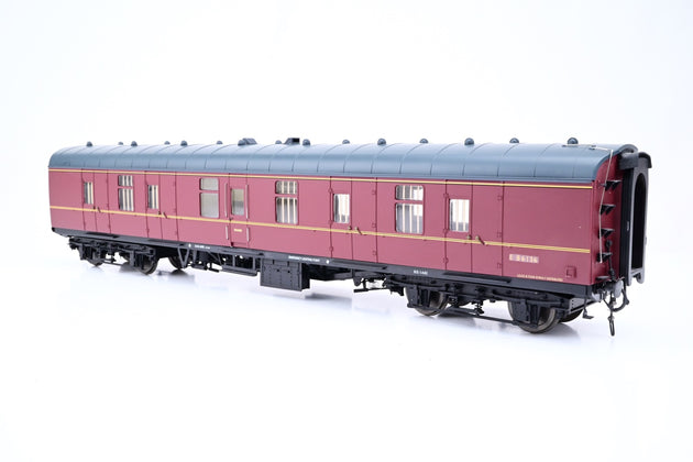 Heljan O Gauge 4951 BR Maroon Mk1 BG Full Brake Coach No.E86136 - Boxed