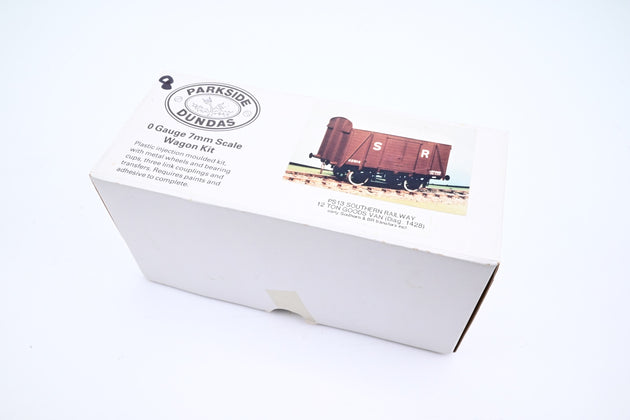 Parkside Dundas O Gauge PS13 SR 12T Goods Van Diag.1428 Unbuilt Kit - Boxed