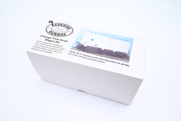 Parkside Dundas O Gauge PS102 BR 12T Insulated Fish Van Unbuilt Kit - Boxed