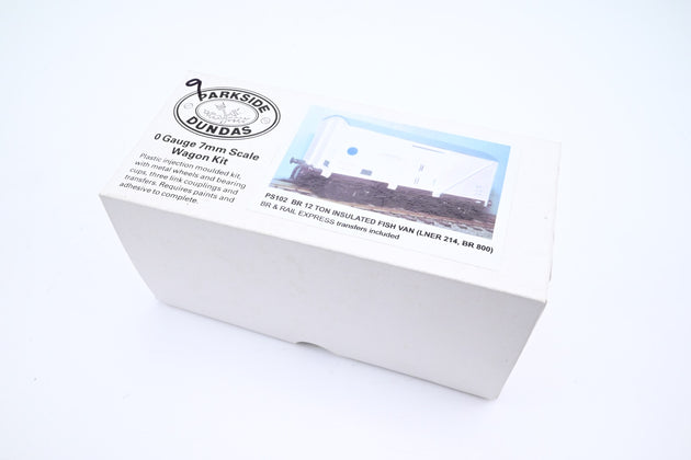 Parkside Dundas O Gauge PS102 BR 12T Insulated Fish Van Unbuilt Kit - Boxed