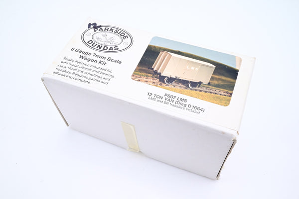 Parkside Dundas O Gauge PS07 LMS 12T Goods Van Diag.D1664 Unbuilt Kit - Boxed
