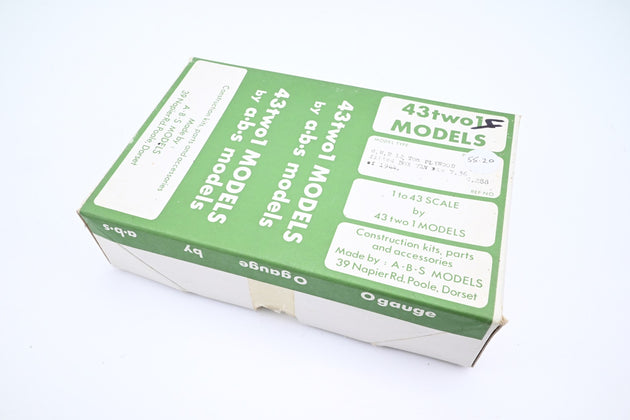 ABS Models O Gauge 0.288 GWR 12T Plywood Fitted Box Van Unbuilt Kit - Boxed