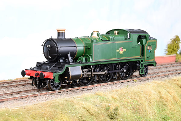 Heljan O Gauge 6104 Class 61xx Large Prairie 2-6-2T BR Lined Green Late Crest No.6132 - Boxed