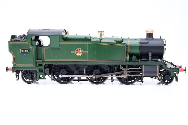 Heljan O Gauge 6104 Class 61xx Large Prairie 2-6-2T BR Lined Green Late Crest No.6132 - Boxed