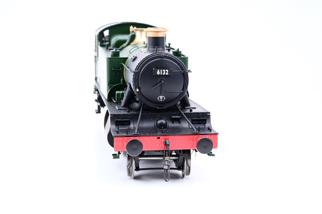 Heljan O Gauge 6104 Class 61xx Large Prairie 2-6-2T BR Lined Green Late Crest No.6132 - Boxed