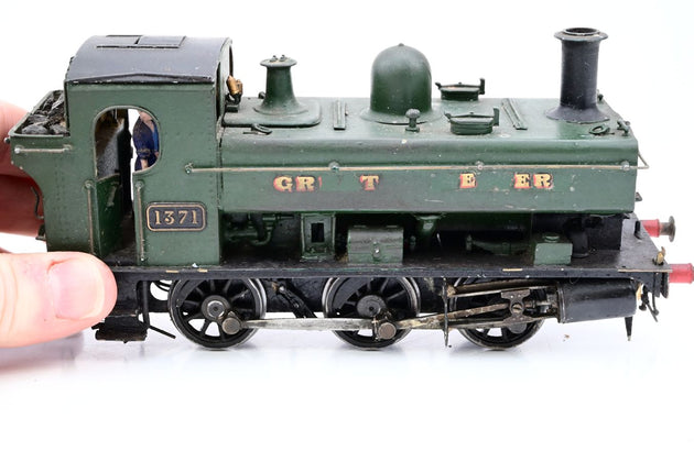 The Works Kit Built O Gauge GWR Green 0-6-0PT Class 1366 Pannier Tank No.1371 - DCC Fitted