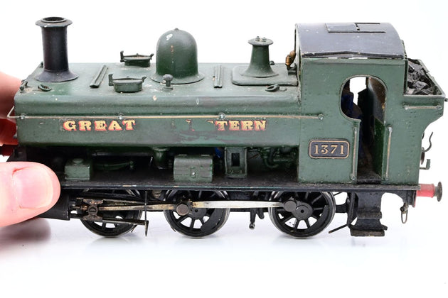 The Works Kit Built O Gauge GWR Green 0-6-0PT Class 1366 Pannier Tank No.1371 - DCC Fitted