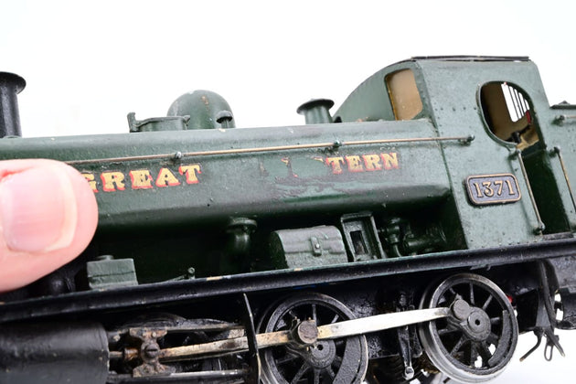 The Works Kit Built O Gauge GWR Green 0-6-0PT Class 1366 Pannier Tank No.1371 - DCC Fitted