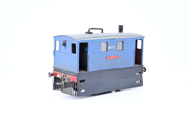 The Works Kit Built O Gauge Blue Steam Tram Engine No.2 'Florence' - DCC Fitted