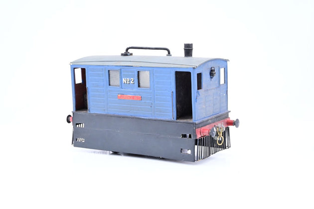 The Works Kit Built O Gauge Blue Steam Tram Engine No.2 'Florence' - DCC Fitted