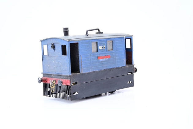 The Works Kit Built O Gauge Blue Steam Tram Engine No.2 'Florence' - DCC Fitted