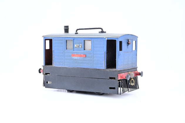 The Works Kit Built O Gauge Blue Steam Tram Engine No.2 'Florence' - DCC Fitted