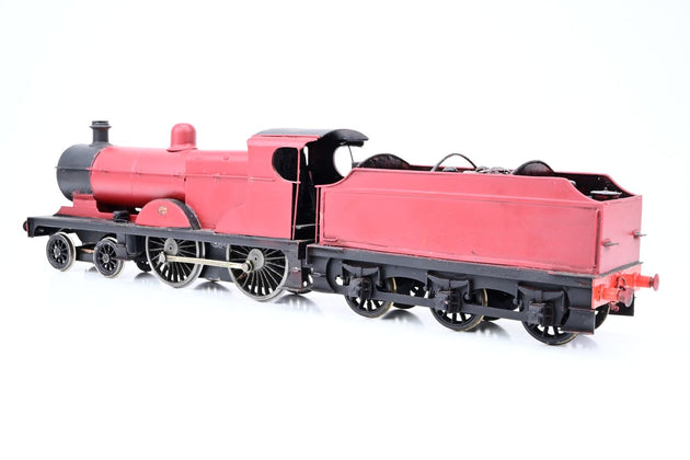 The Works Kit Built O Gauge Plain Maroon MR/LMS 4-4-0 Class 3P - DCC Fitted