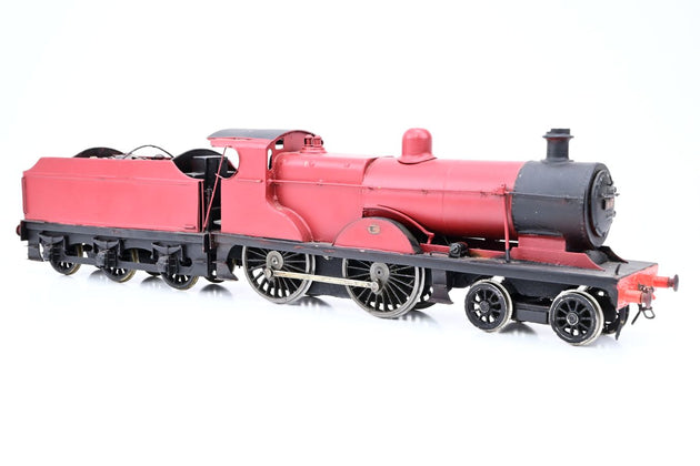 The Works Kit Built O Gauge Plain Maroon MR/LMS 4-4-0 Class 3P - DCC Fitted