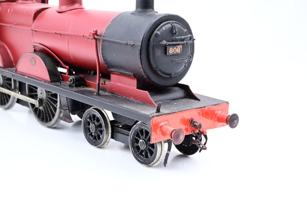 The Works Kit Built O Gauge Plain Maroon MR/LMS 4-4-0 Class 3P - DCC Fitted