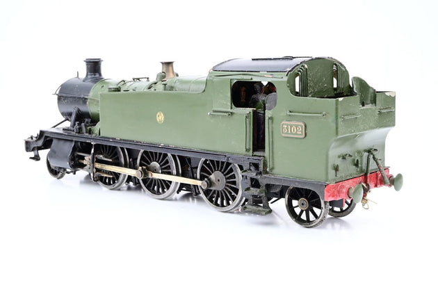 The Works Kit Built O Gauge GWR Green 2-6-2 Class 3100 Prairie Tank No.3102