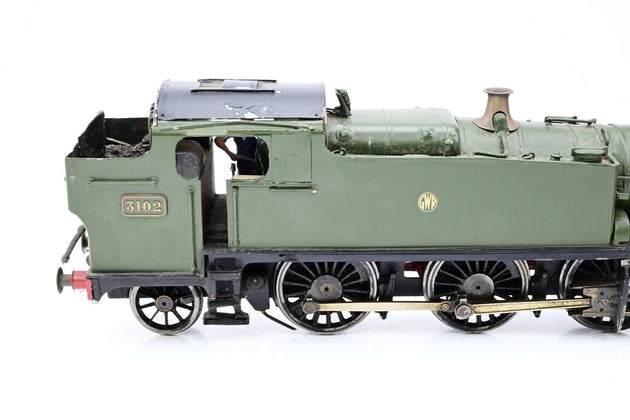 The Works Kit Built O Gauge GWR Green 2-6-2 Class 3100 Prairie Tank No.3102