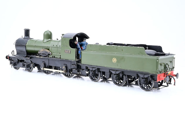 The Works Kit Built O Gauge GWR Green 4-4-0 Class 3200 Dukedog No.3213 'Earl of Powys'