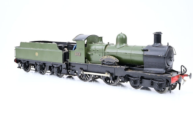 The Works Kit Built O Gauge GWR Green 4-4-0 Class 3200 Dukedog No.3213 'Earl of Powys'