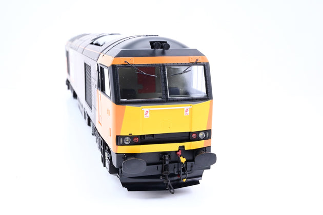 Heljan O Gauge 6001 Class 60 Locomotive Loadhaul Black Orange Unnumbered - DCC Sound, Boxed