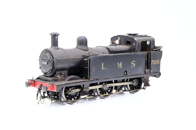 The Works Kit Built O Gauge LMS Black 0-6-0 Fowler Class 3F Jinty No.7306 - DCC Fitted