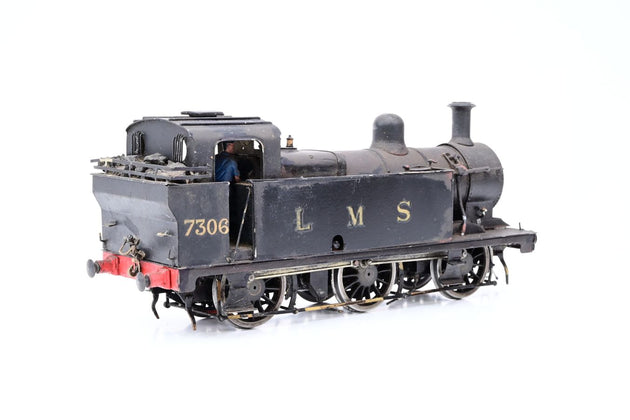 The Works Kit Built O Gauge LMS Black 0-6-0 Fowler Class 3F Jinty No.7306 - DCC Fitted