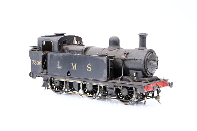 The Works Kit Built O Gauge LMS Black 0-6-0 Fowler Class 3F Jinty No.7306 - DCC Fitted