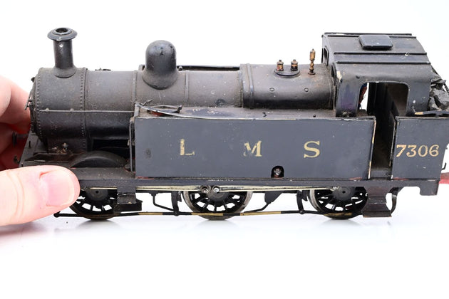 The Works Kit Built O Gauge LMS Black 0-6-0 Fowler Class 3F Jinty No.7306 - DCC Fitted
