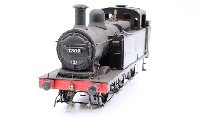The Works Kit Built O Gauge LMS Black 0-6-0 Fowler Class 3F Jinty No.7306 - DCC Fitted