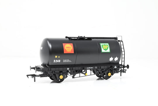 Bachmann OO Gauge 37-582D Shell BP Black 45T TTA Tank Wagon No.3248 - Boxed