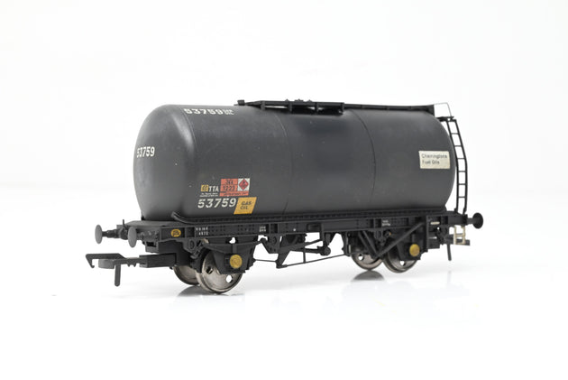 Bachmann OO Gauge 37-576V Charringtons Fuel Oils Black 45T TTA Tank Wagon No.53759 - Factory Weathered, Boxed