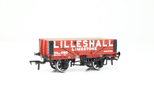 Bachmann OO Gauge 37-031 Lilleshall Red 5-Plank Steel Floor Open Wagon No.1750 - Boxed