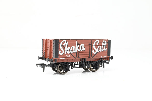 Bachmann OO Gauge 37-110 Shaka Salt 7-Plank Fixed End Open Wagon No.580 - Boxed