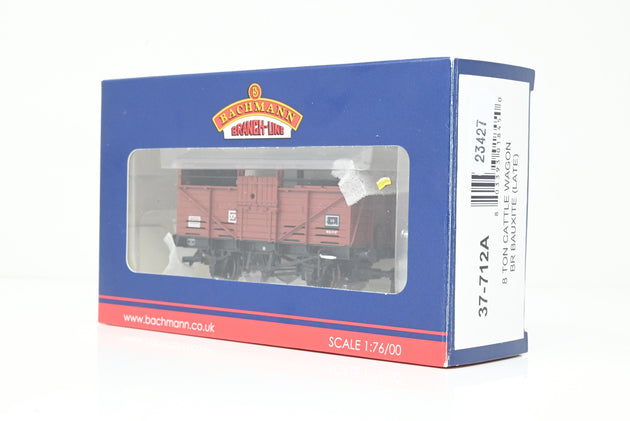 Bachmann OO Gauge 37-712A BR Bauxite 8T Cattle Wagon No.B893268 - Boxed
