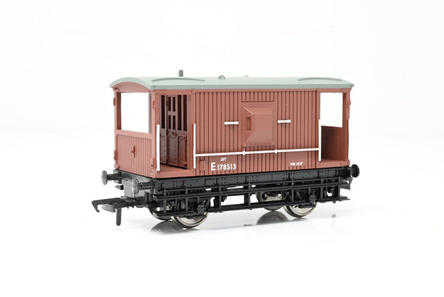 Bachmann OO Gauge 33-802 BR Brown 20T Brake Van No.E178513 - Boxed